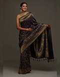Traditional Woven Jacquard Saree with Designer Pallu Graceful Attire for Festive Occasions_4
