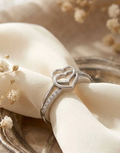 Twin Heart Sparkle Adjustable Ring - Buy_1