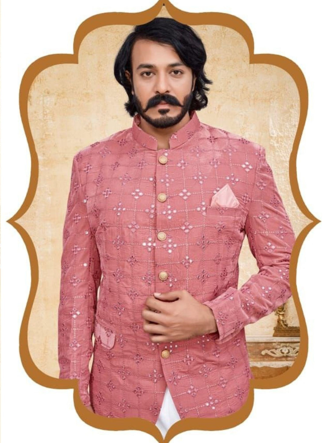 Men's Jodhpuri Velvet Coat
