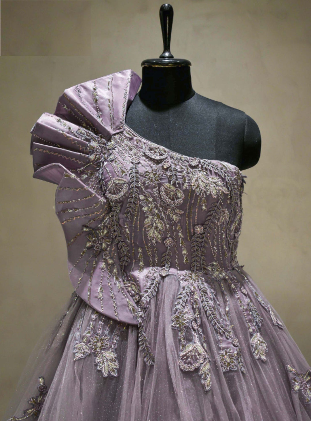 Meraj Couture's Ruffled Lavender Gown - Rent