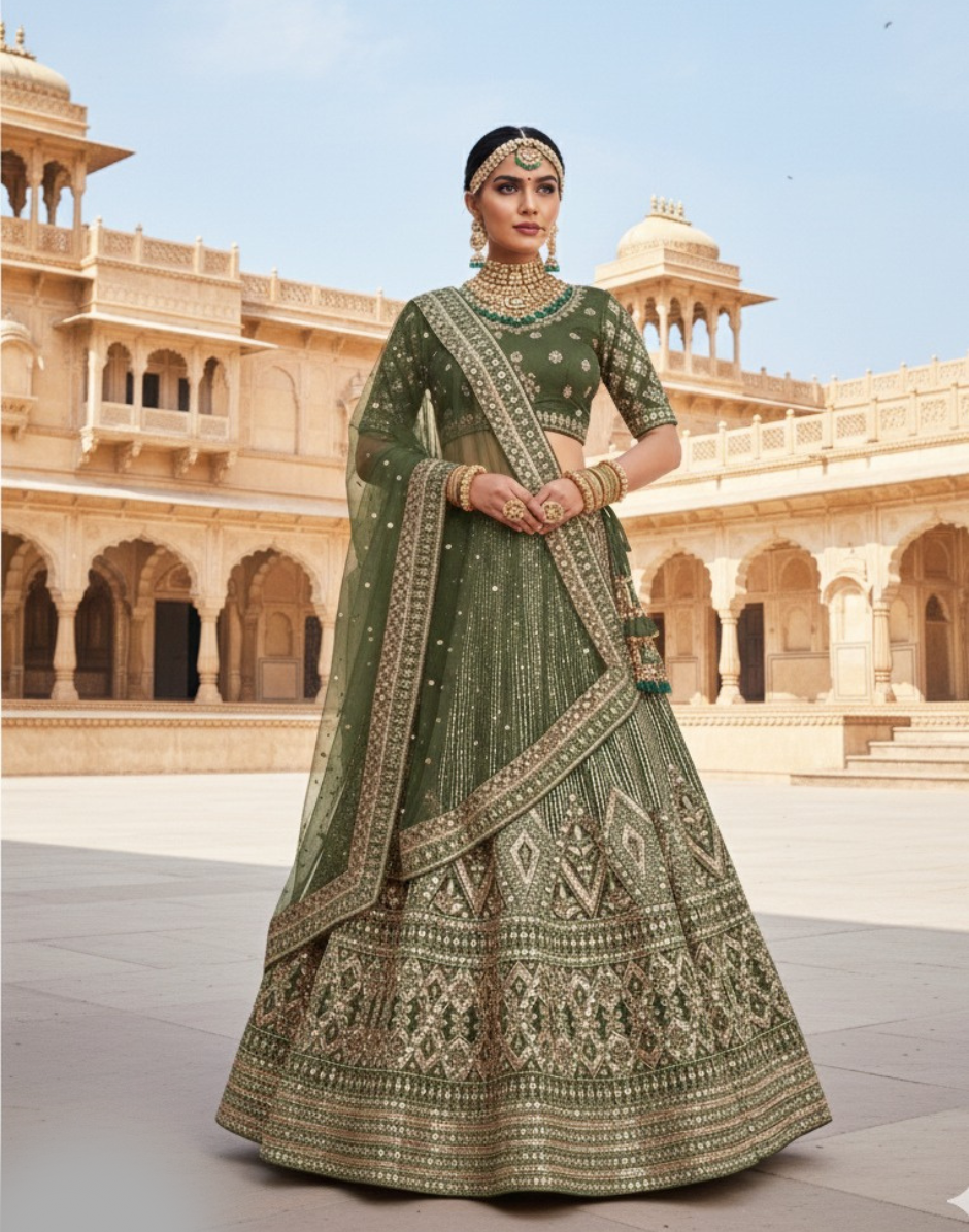 Velvet_Lehenga_Blouse_with_Sequins_Embroidery_Net_Dupatta_Glamorous_Ethnic_Set_-_Buy_1.