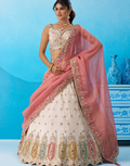 Vibrant Multicolor Patch Work Tissue Lehenga Set with Designer Blouse & Dupatta