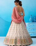 Vibrant Multicolor Patch Work Tissue Lehenga Set with Designer Blouse & Dupatta_1