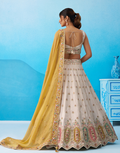 Vibrant Multicolor Patch Work Tissue Lehenga Set with Designer Blouse & Dupatta_11