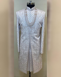 Wedding Groom Outfit Light Onion Embroidered & Embellished Sherwani Set