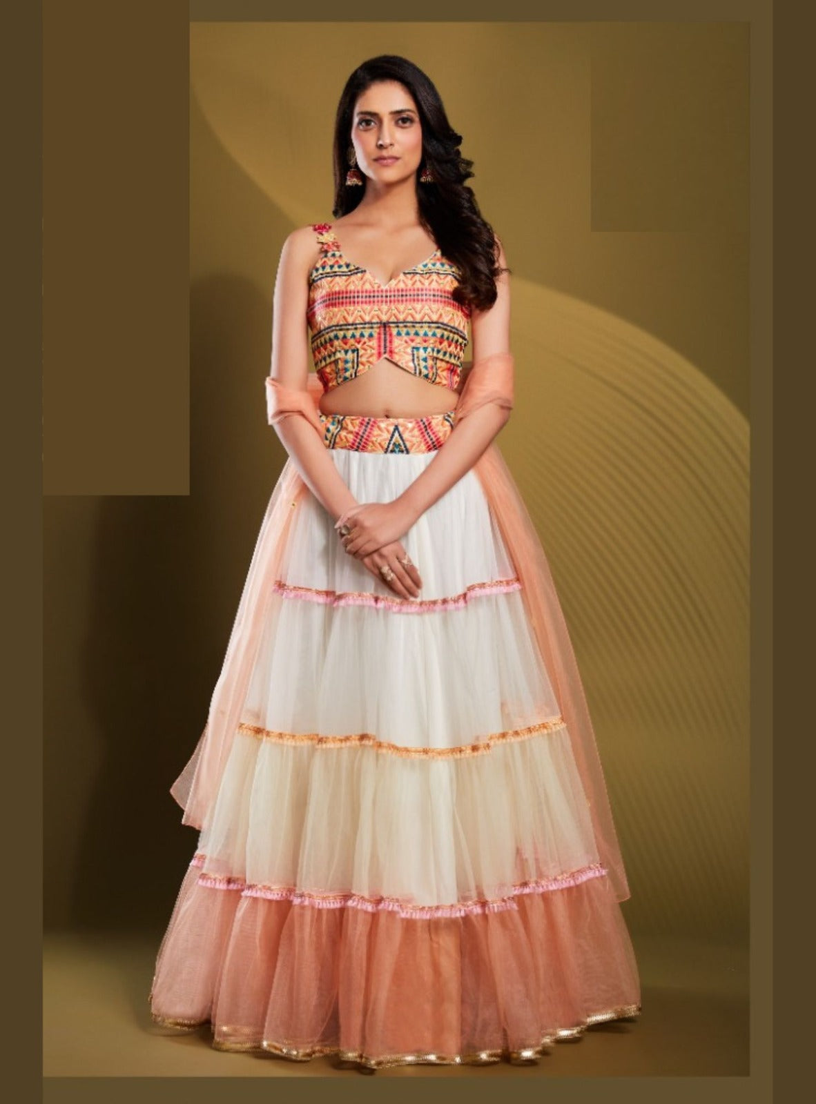 Lehenga Choli For Indian Wedding Party - Evilato Online Shopping