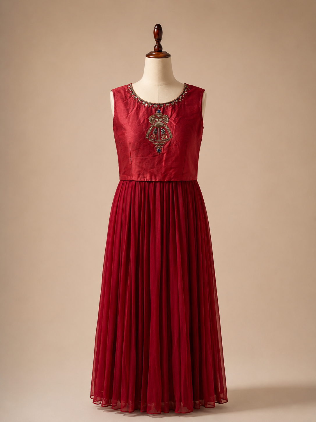 Red Lehenga with Yellow Shrug for Haldi - RENT
