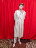 Embroidered kurta set mens