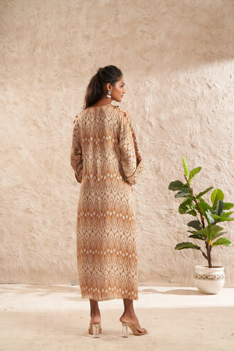 Aditi Somani's Beautiful brown colored tunic dress- Rent
