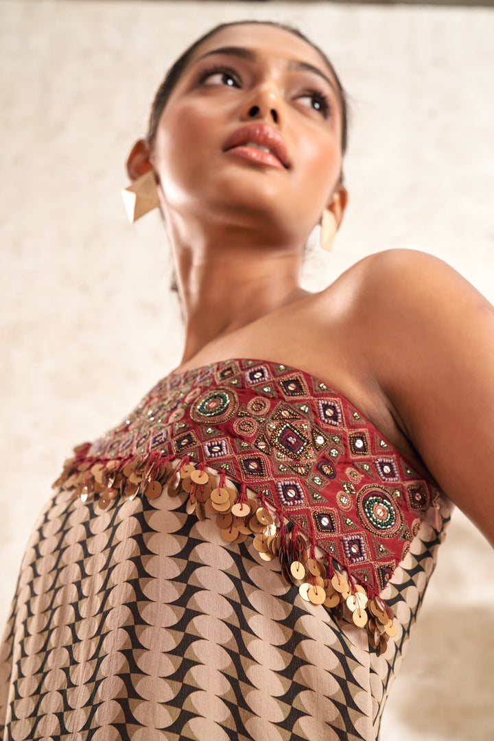 Aditi Somani's Beautiful One shoulder tunic dress- Rent