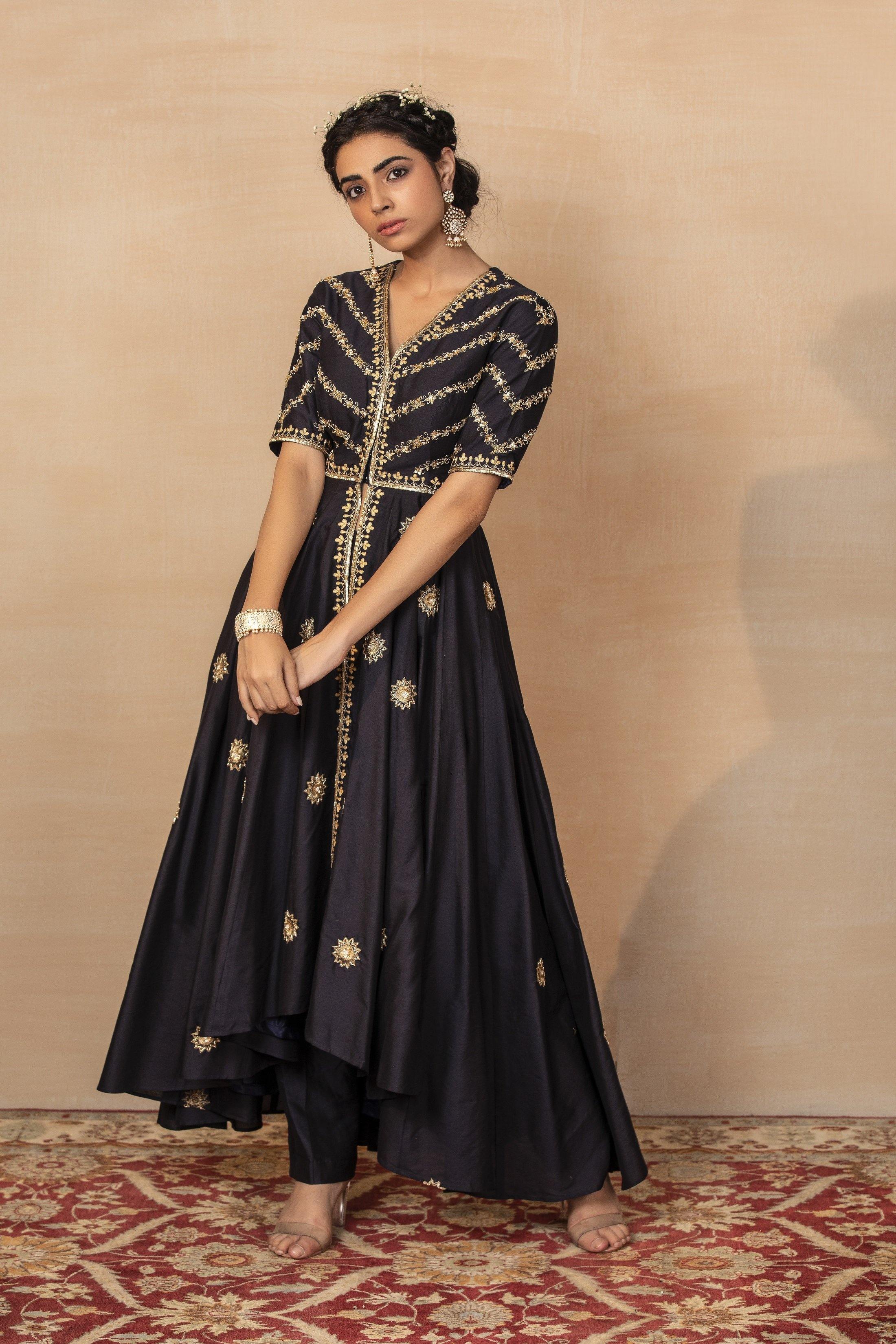 Cotton deals silk anarkali