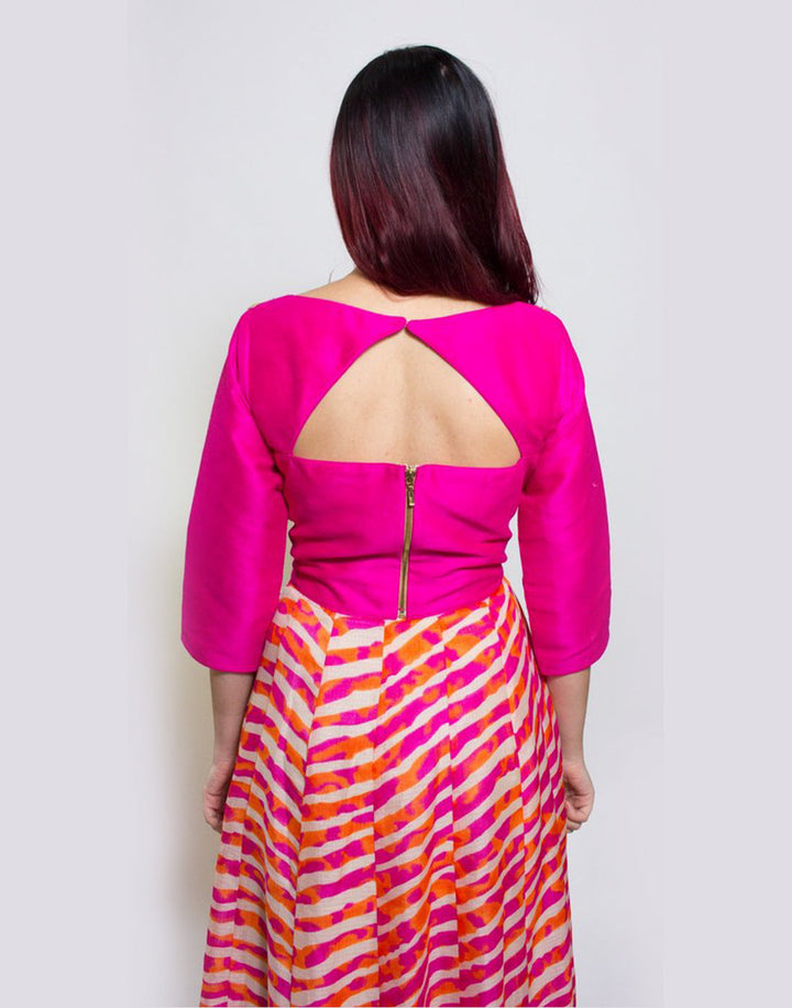 Rent Dark Pink Leheria Gowns-Women-Glamourental