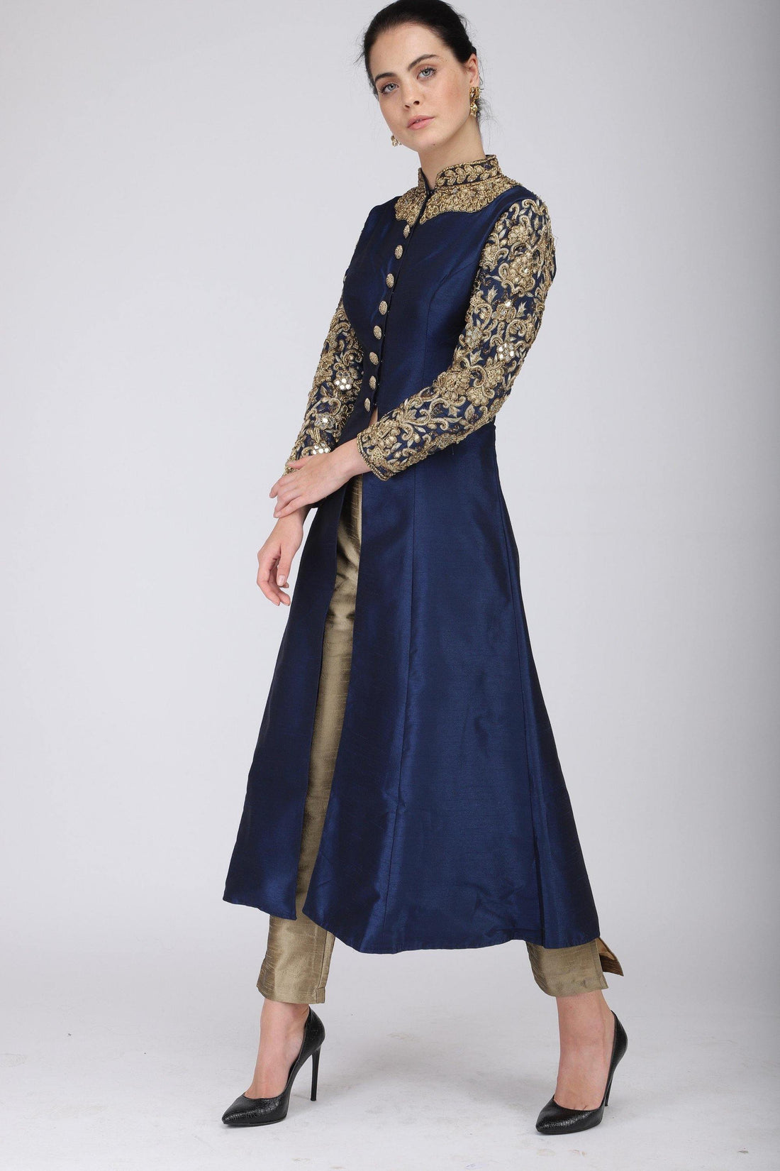 Buy Blue Kurta With Pant | Clearance