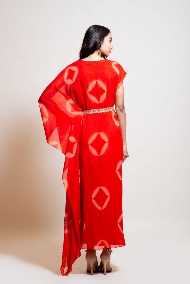 Shibori Belt Kaftan Set - Rent - Glamourental