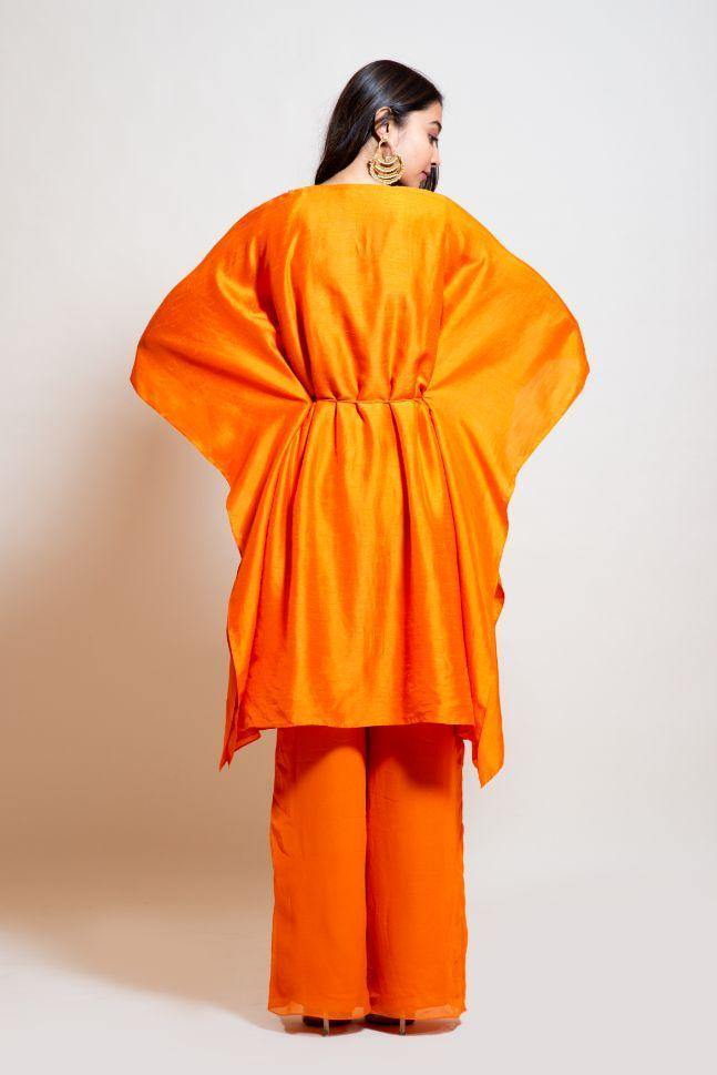 Bright Orange Kaftan set - Rent - Glamourental
