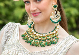 Classy Polki and Kundan Necklace set