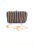 Black rainbow Sequin Clutch - Rent
