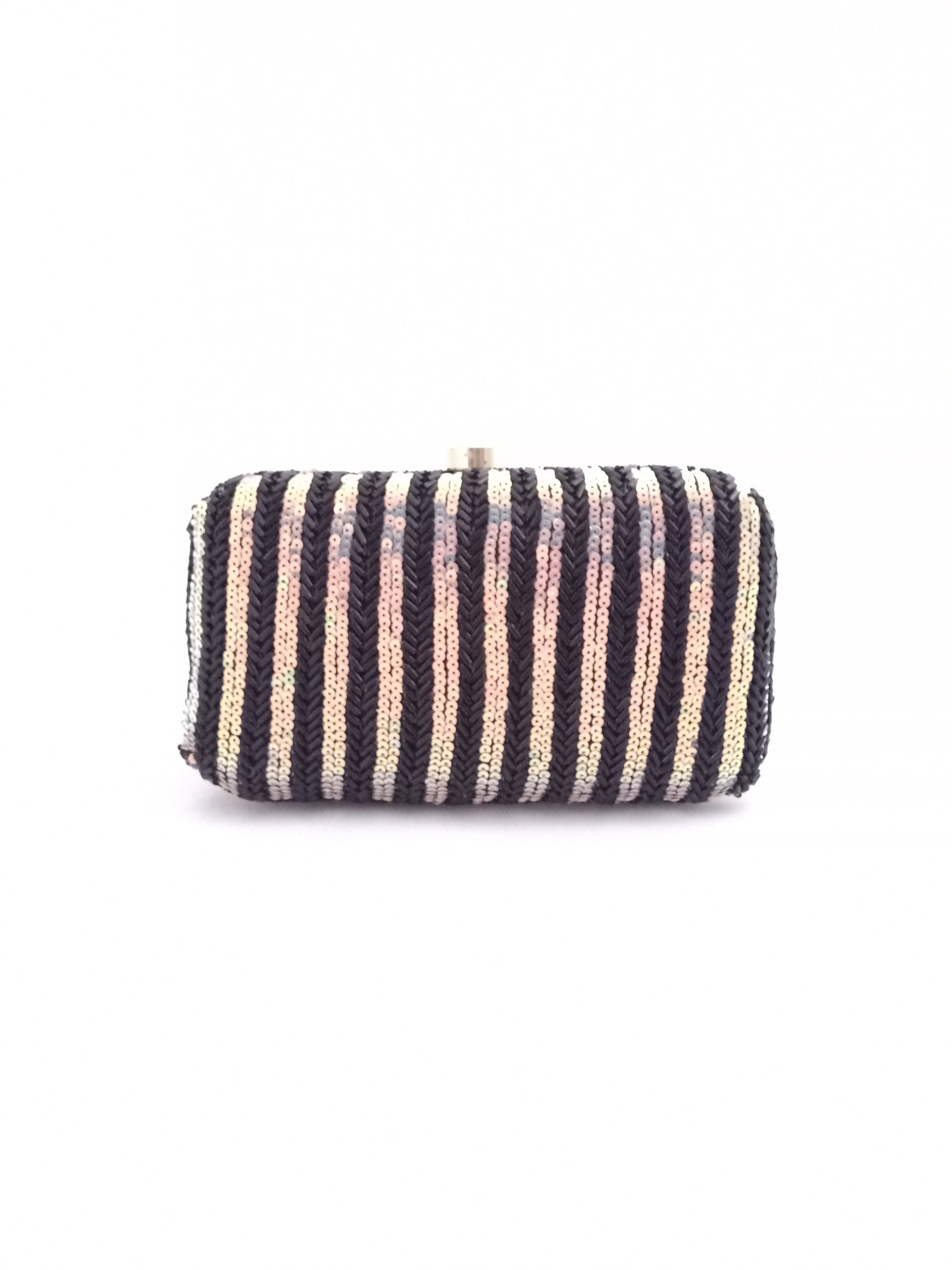 Black rainbow Sequin Clutch - Rent_1