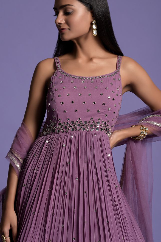 Dress with mirror on sale embellishment