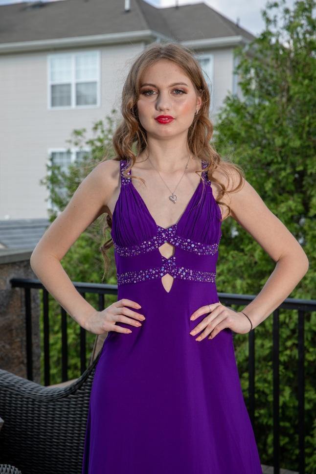 Purple Party Wear Prom Gown - Rent - Glamourental