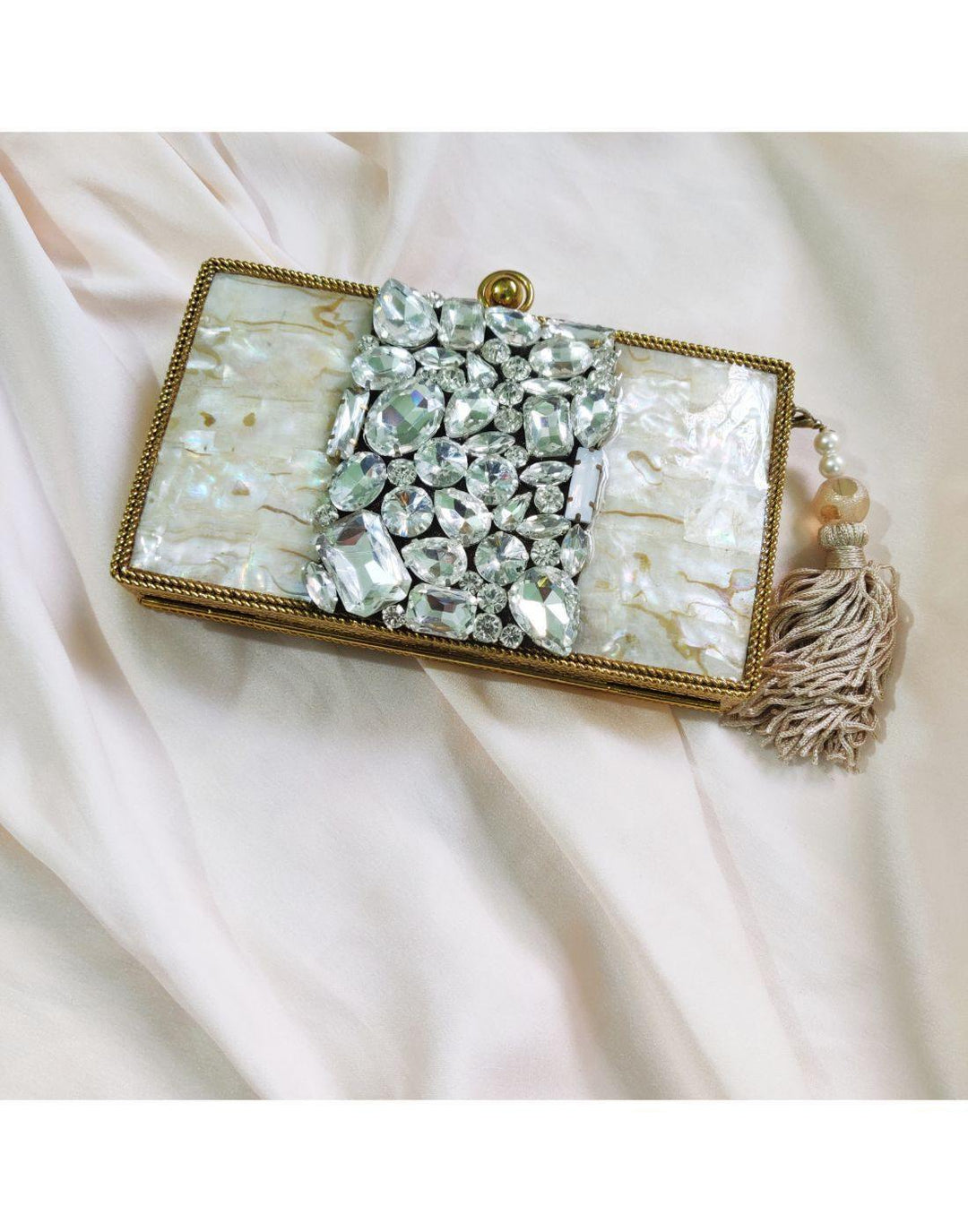Mother of Pearl Clutch-Clutch-Glamourental
