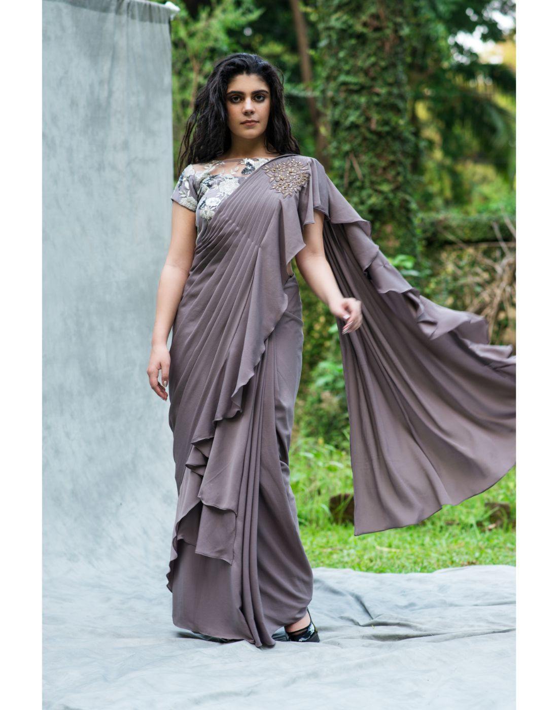 Buy Ready to Wear Wrap in A Minute Full Stitch Pleated Saree With Full  Custom Stitch Blouse,ready Wear Saree Blouse,pleated Saree,saree,sari  Online in India - Etsy