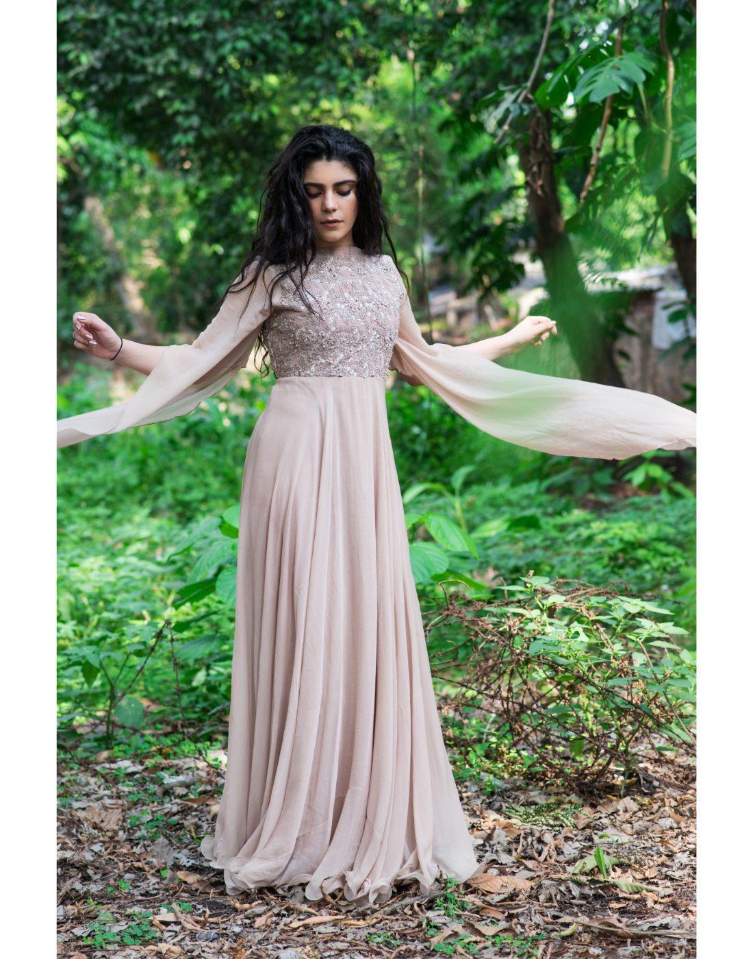Light Pink Partywear Gown - Rent