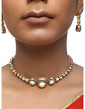 Kundan Choker Set-Accessories-Glamourental