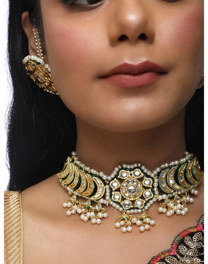 Maharani Choker Set-Accessories-Glamourental