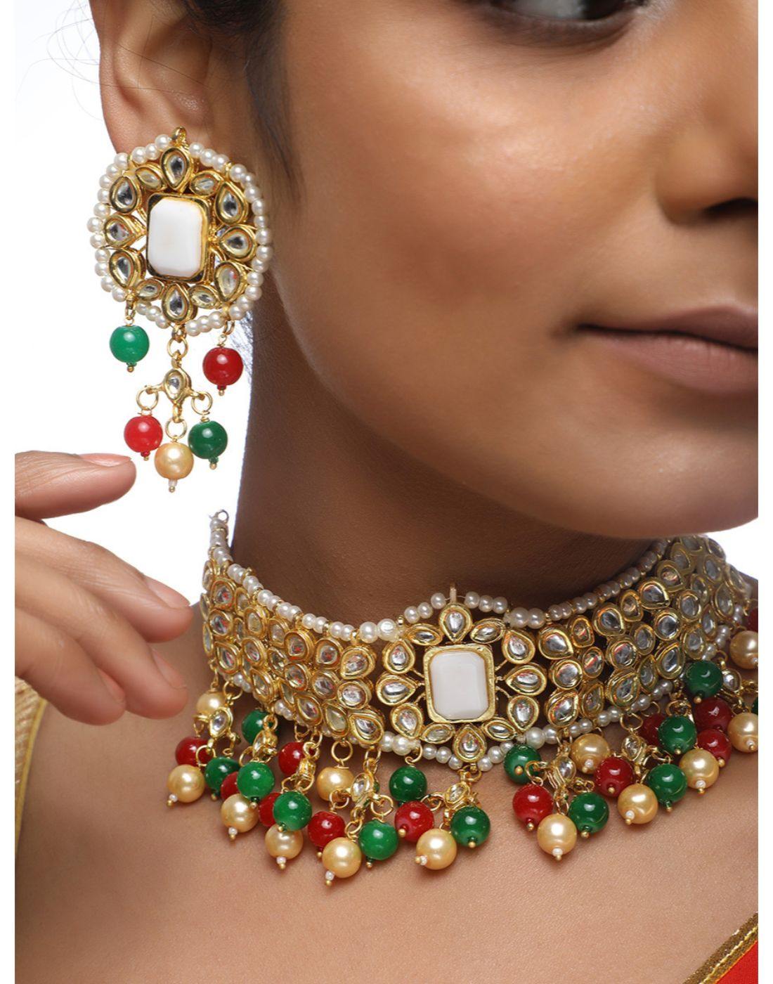 Kundan Set-Accessories-Glamourental