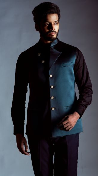 True blue hot sale nehru jacket