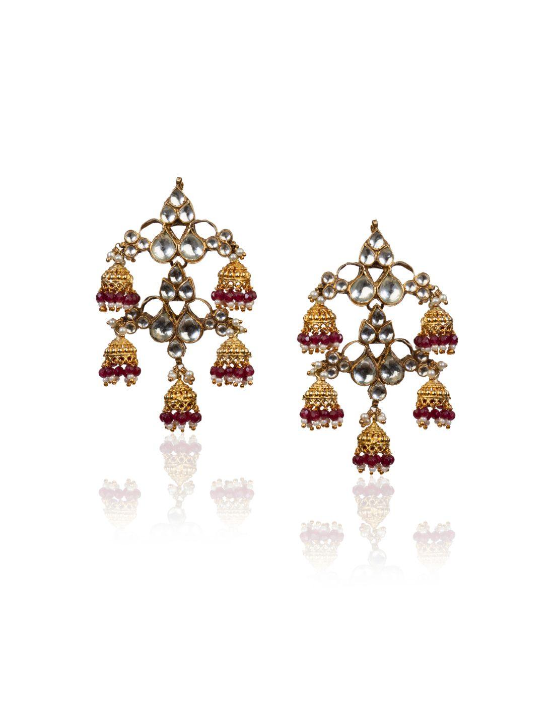 Jhumki Earrings-Accessories-Glamourental