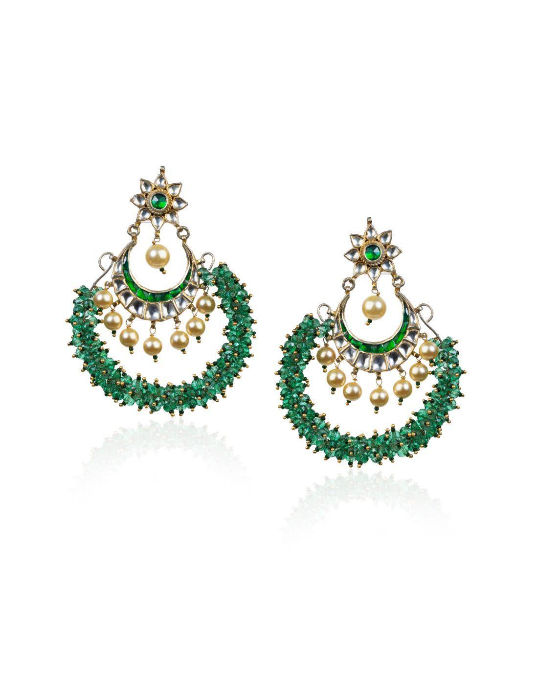 Light green deals earrings online