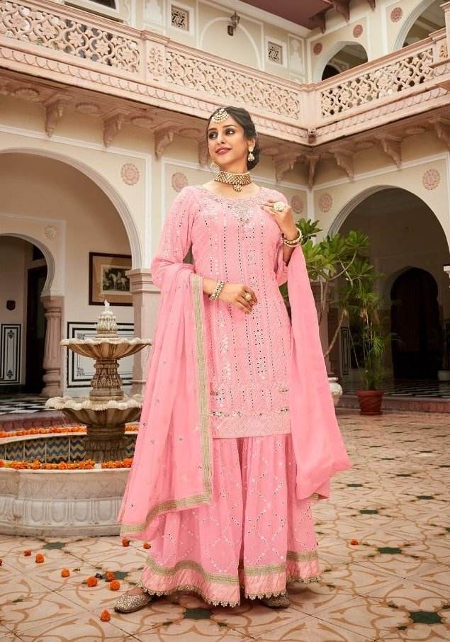 Designer Bollywood Indian Pakistani Salwar Kameez Party Wear Sharara suit |  eBay