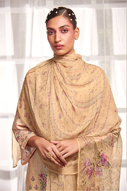 Classy heavy embroidered kurta set  - Rent