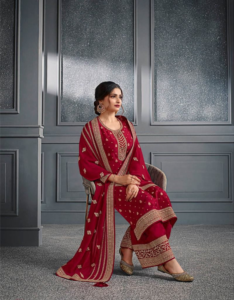 Elegant designer printed kurta set  - Rent