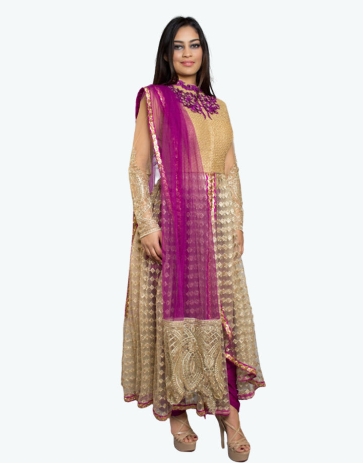 Buy Gold Kurta With Dhoti And Dupatta | Clearance