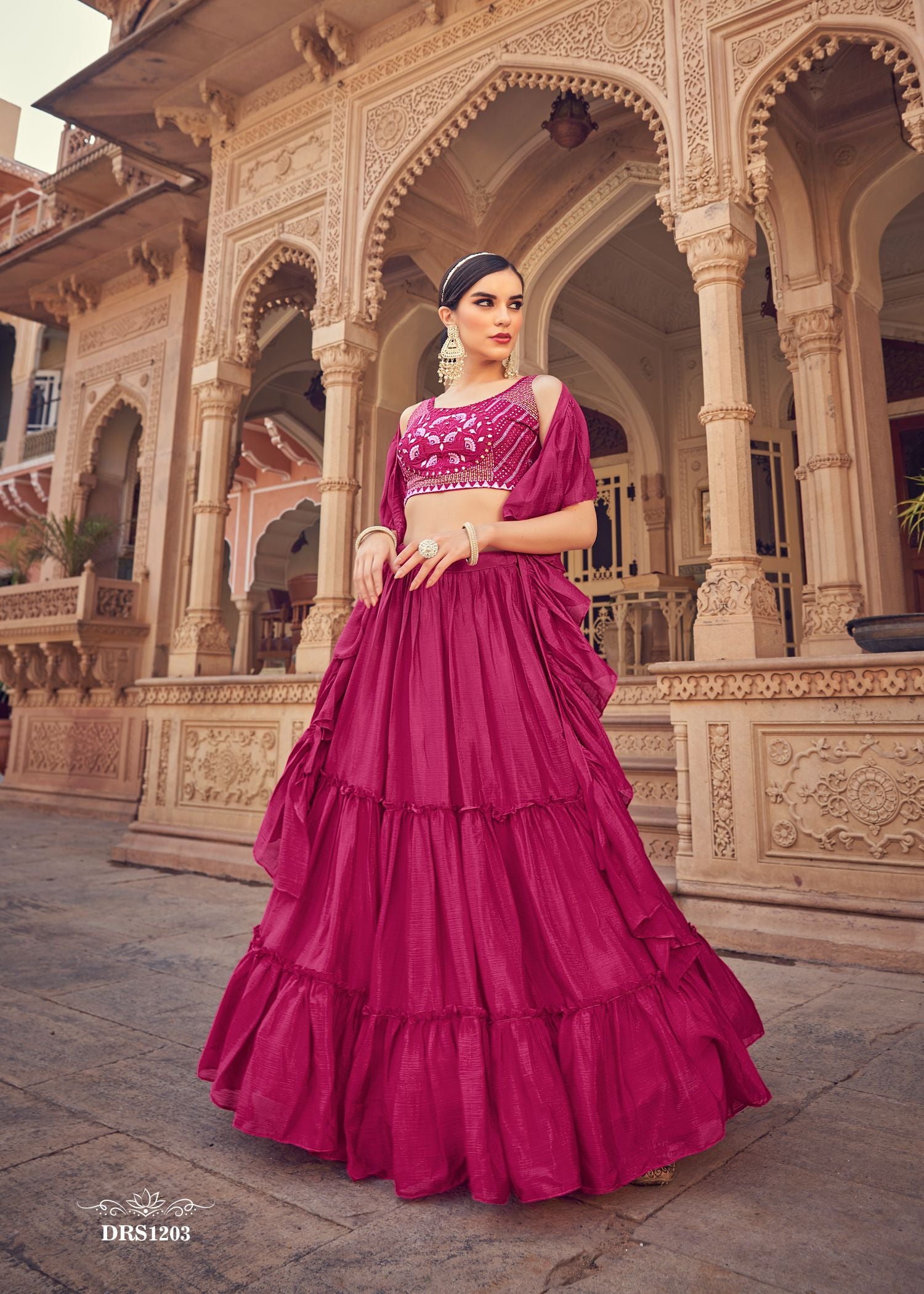 Buy Soft Net Party Wear Lehenga Choli In Pink Color Online - LLCV01995 |  Andaaz Fashion