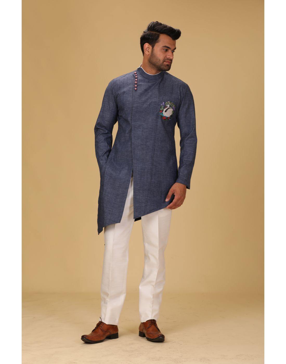 Designer Kurta Pant-Men-Glamourental