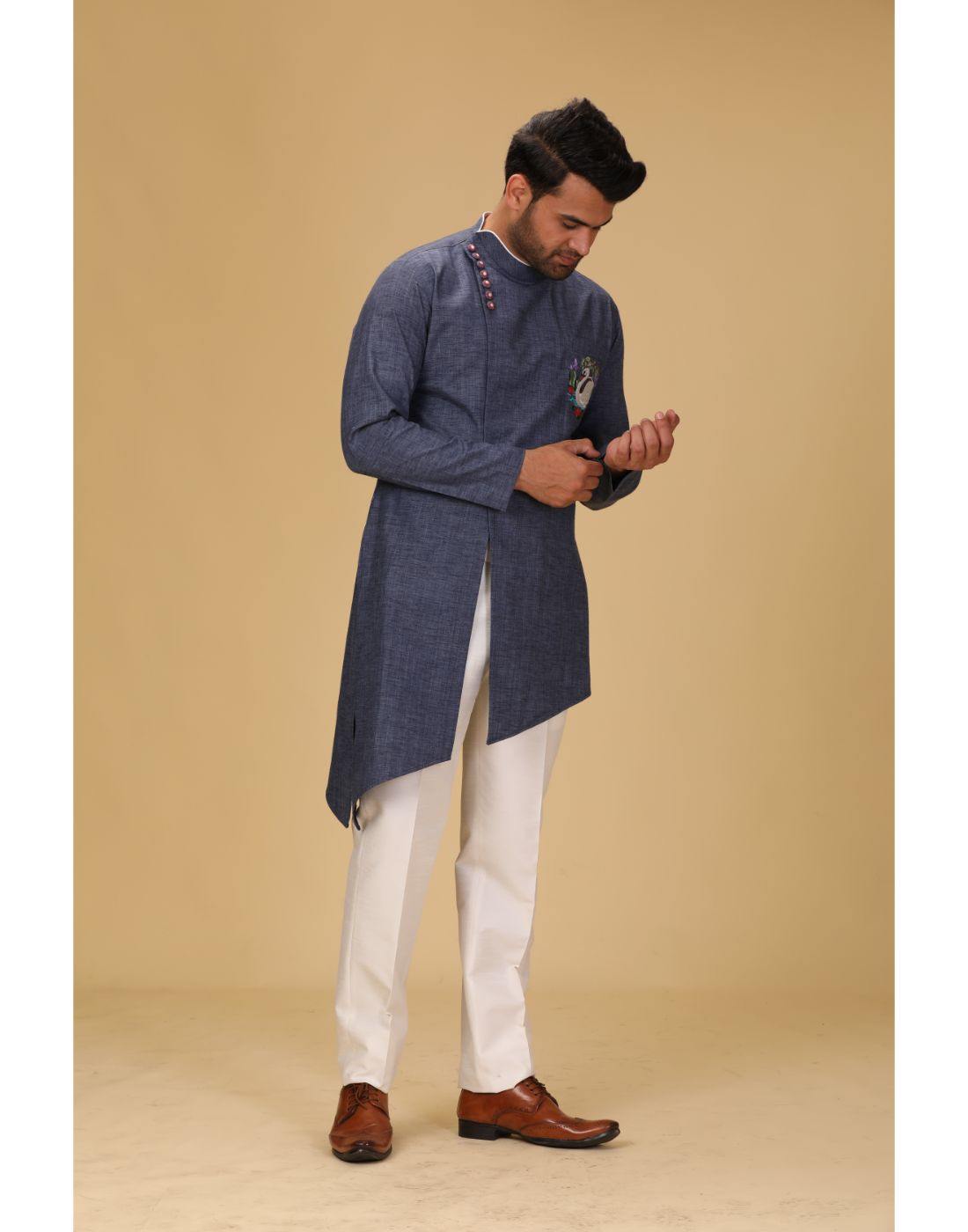 Designer Kurta Pant-Men-Glamourental