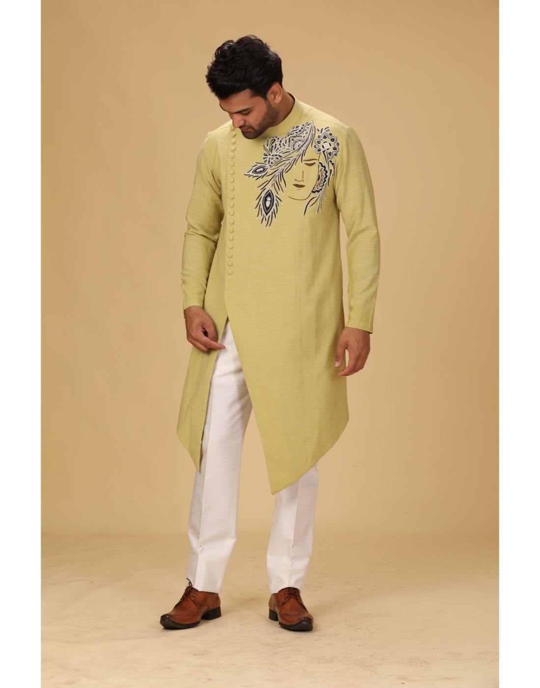 Designer Kurta Pant-Men-Glamourental