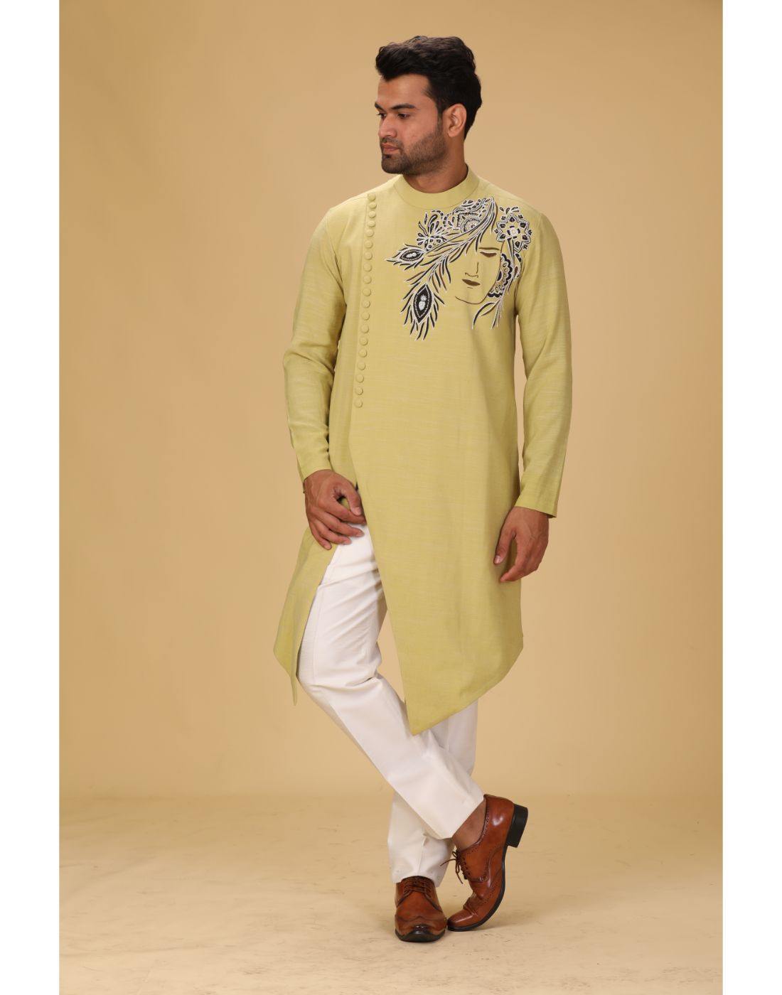 Designer Kurta Pant-Men-Glamourental