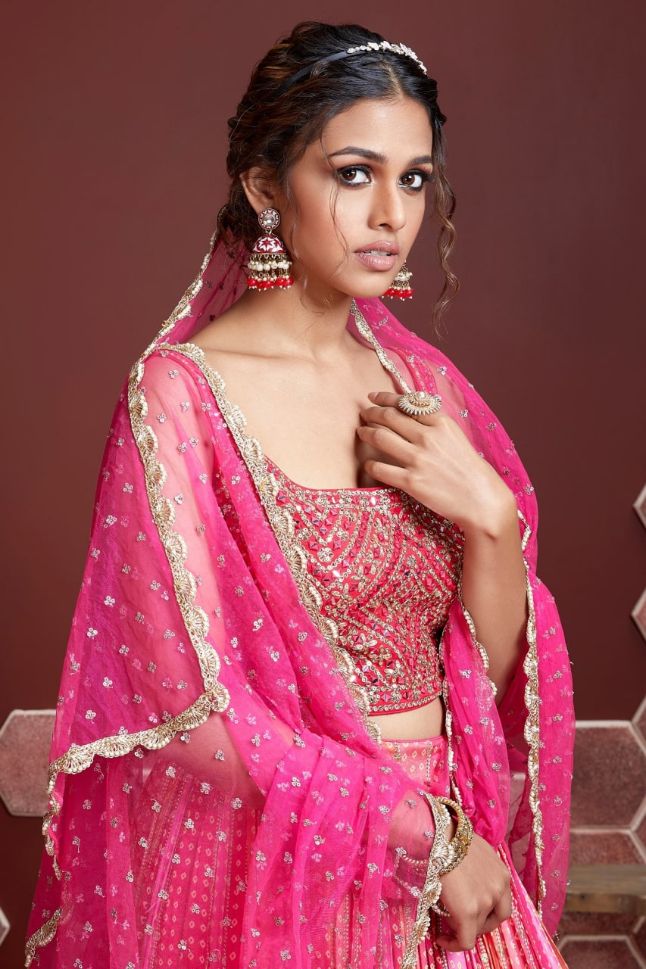 Buy Green Silk Woven Patola V Neck Floral Pattern Lehenga Set For Women by  Bandhani Online at Aza Fashions.