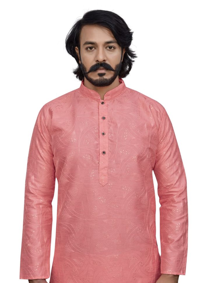 Unique Silk Kurta - Rent