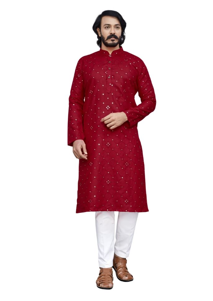 Sequence Embroidery Straight Kurta - Rent