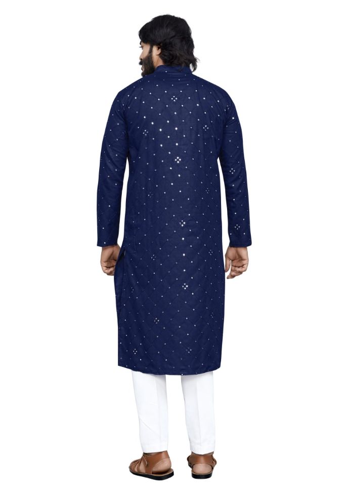 Sequence Embroidery Straight Kurta - Rent