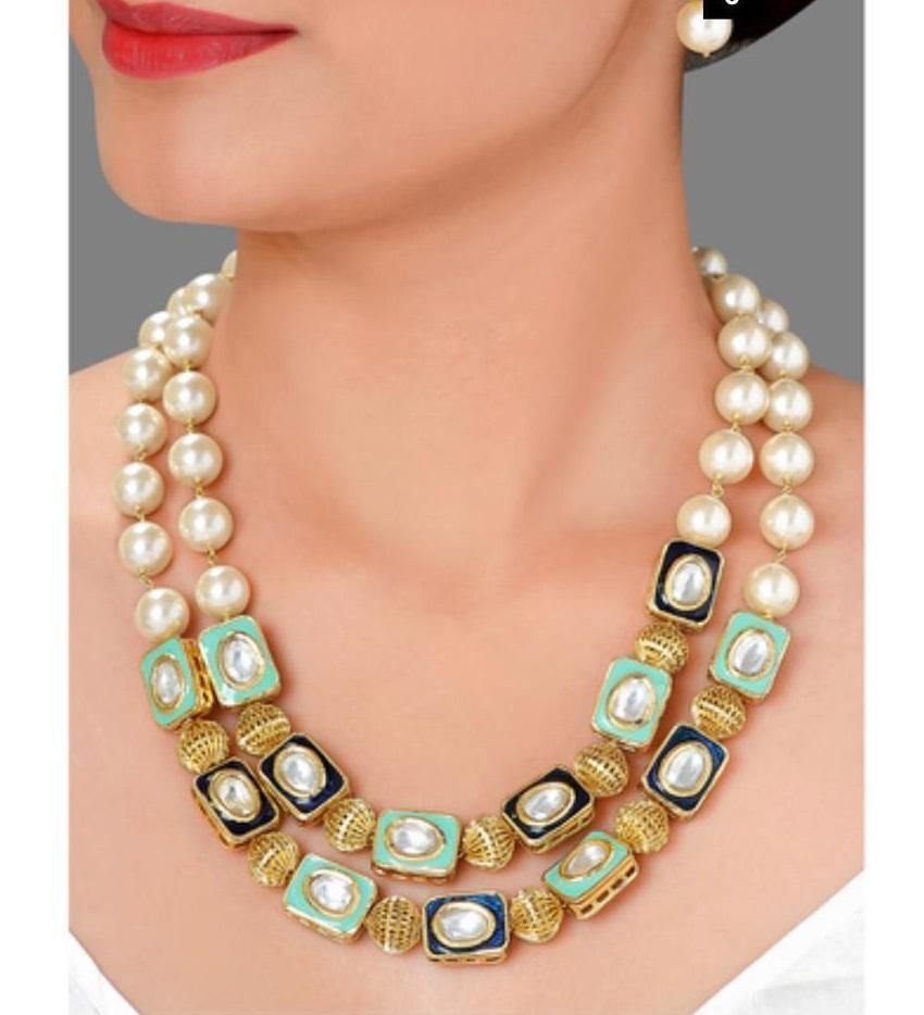 Shell Pearls Neckpiece Set - Glamourental